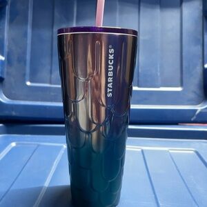 Starbucks Teal Tumbler with Lid